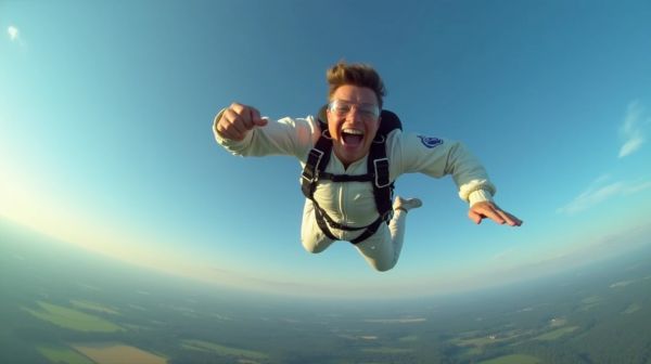 Vivez l'adrénaline d'un saut en parachute en toute sécurité