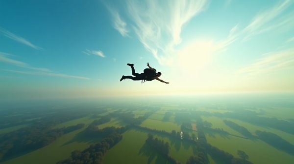 Vivez l'adrénaline d'un saut en parachute en toute sécurité